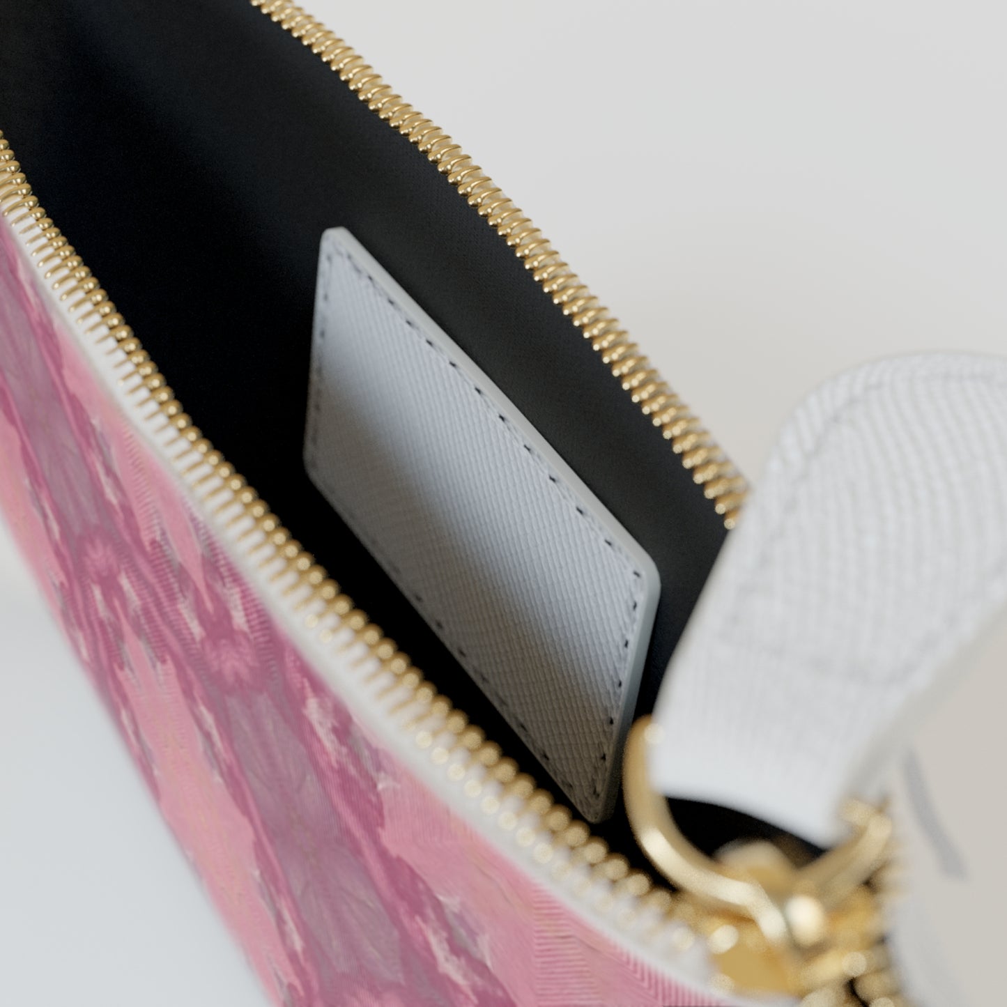 Aubergine Rd-Mini Clutch Pink