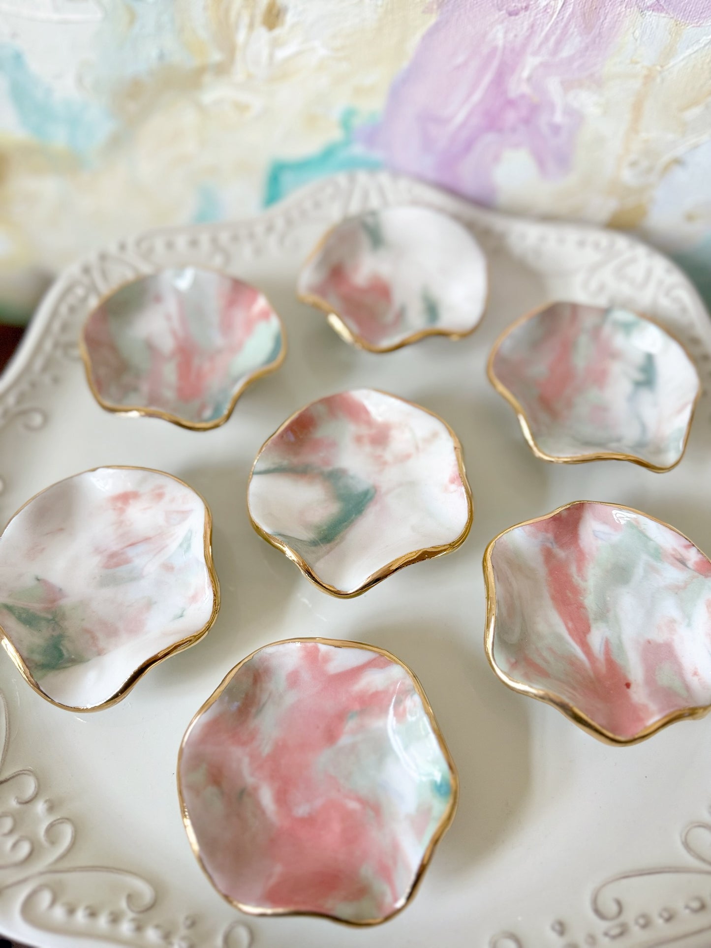 Melonaid-Assorted Wavy Trinket Dishes