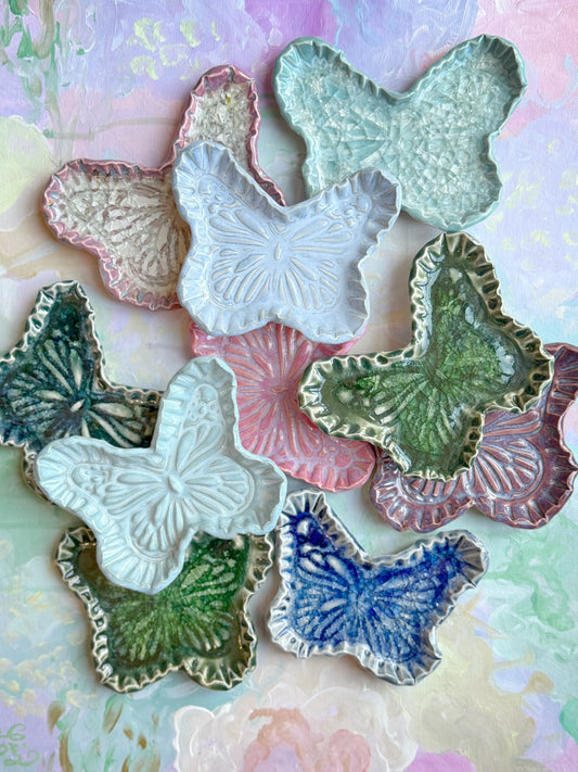 Assorted Butterfly Trinket Dishes