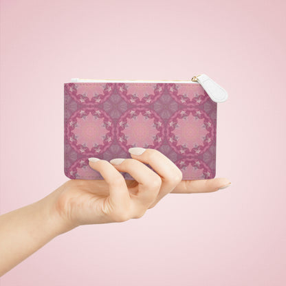 Aubergine Rd-Mini Clutch Pink