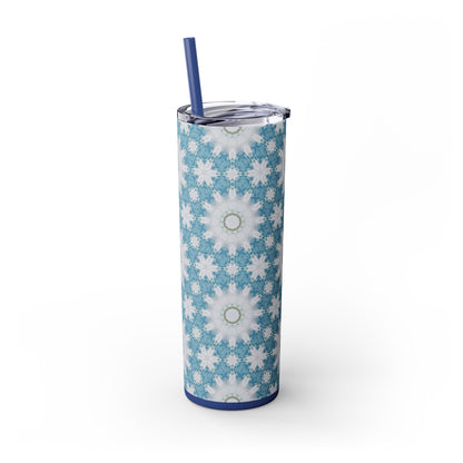 Brighter Days-Skinny Tumbler Blue