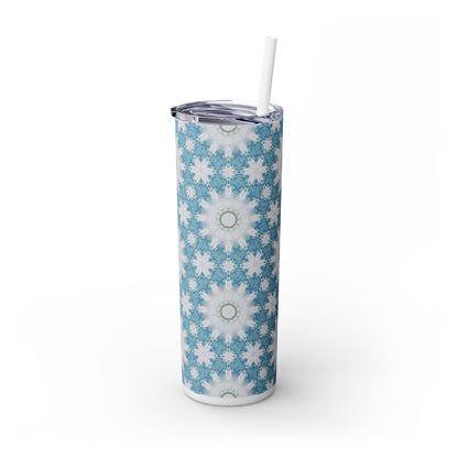 Brighter Days-Skinny Tumbler Blue