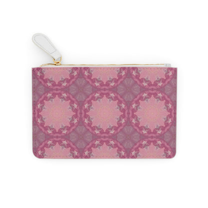 Aubergine Rd-Mini Clutch Pink