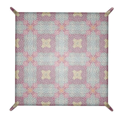 Aubergine Road Leather Trinket Tray-Large