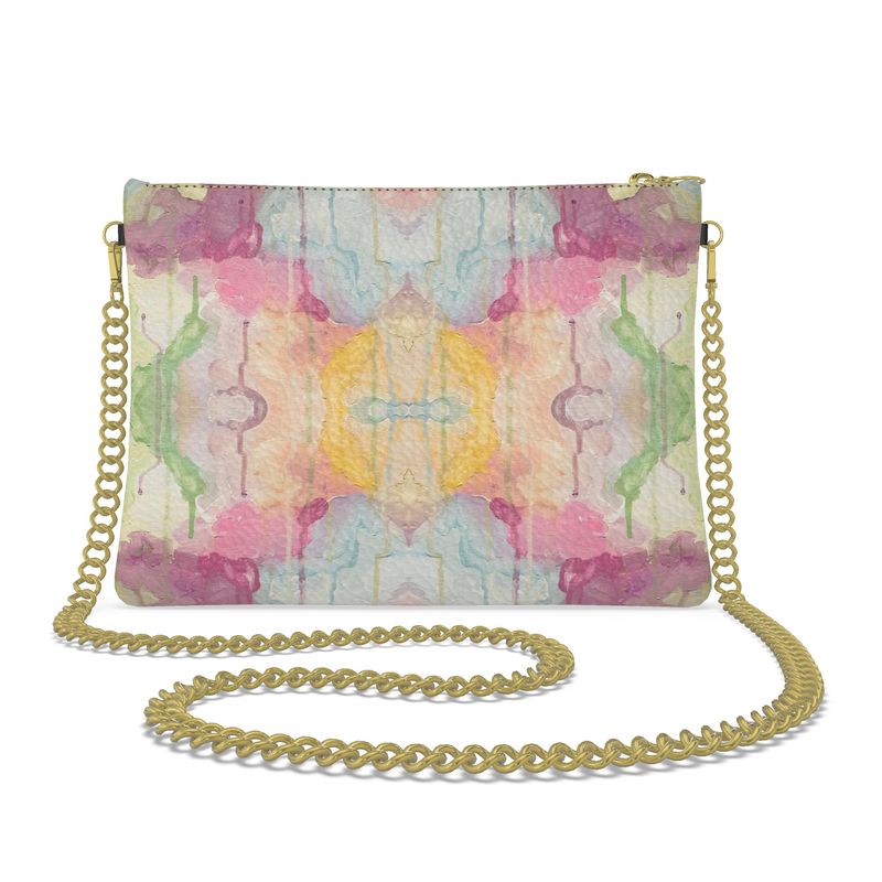 Aubergine Road Leather Crossbody Bag