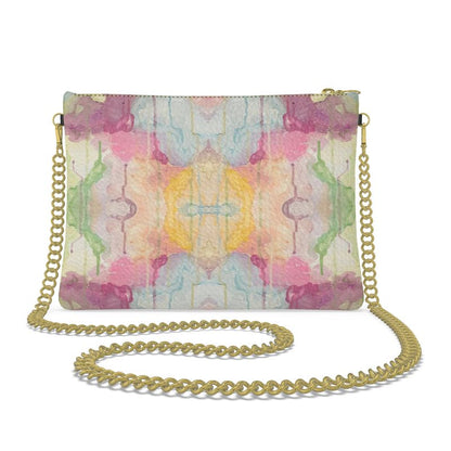 Aubergine Road Leather Crossbody Bag