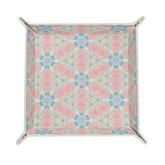 Brighter Days Leather Trinket Tray- Medium