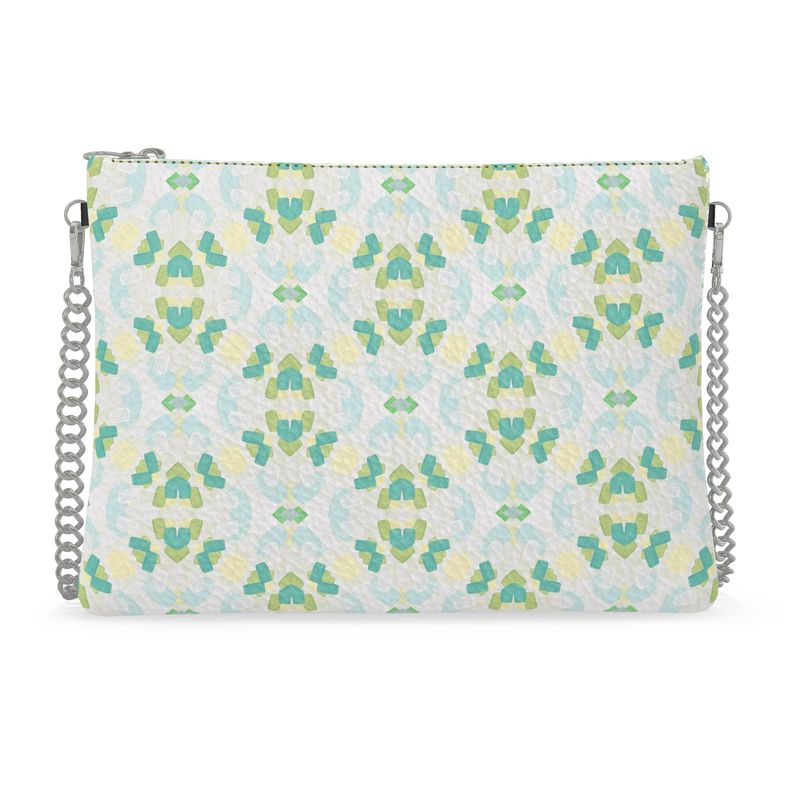 Cucumber Salad Leather Crossbody Bag