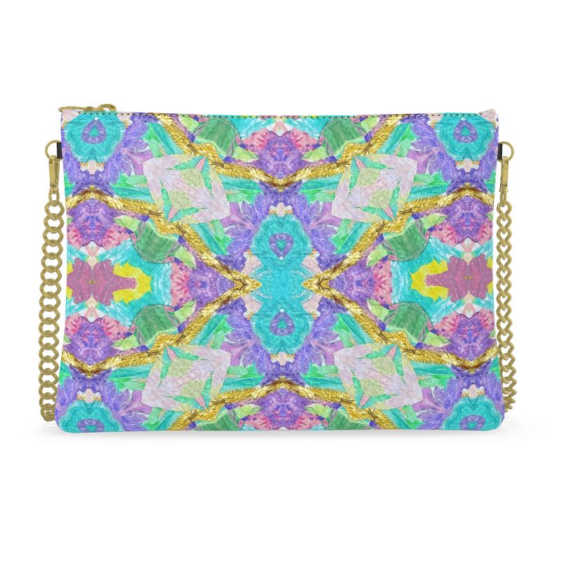 Painted Trees Leather Crossbody Bag