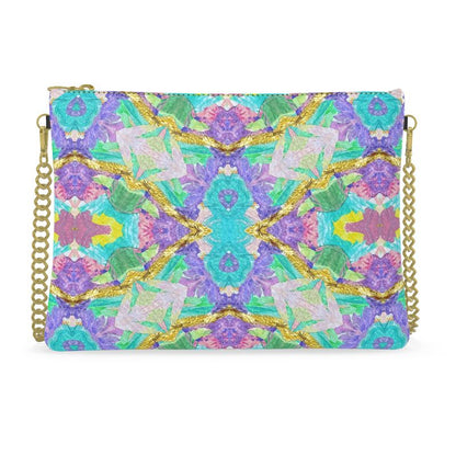 Painted Trees Leather Crossbody Bag
