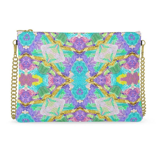 Painted Trees Leather Crossbody Bag