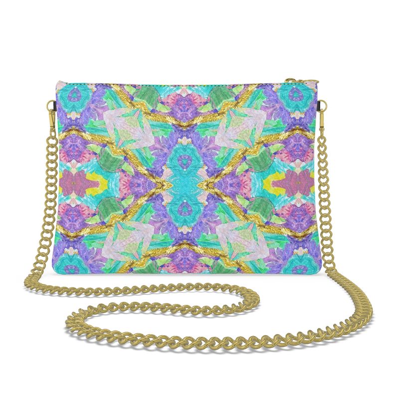 Painted Trees Leather Crossbody Bag