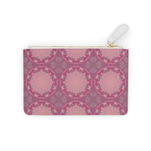 Aubergine Rd-Mini Clutch Pink