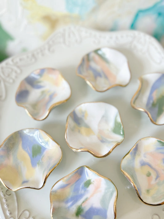 Up & Away- Assorted Wavy Trinket Dishes