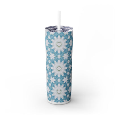 Brighter Days-Skinny Tumbler Blue