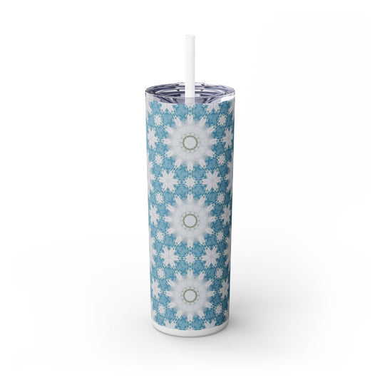 Brighter Days-Skinny Tumbler Blue
